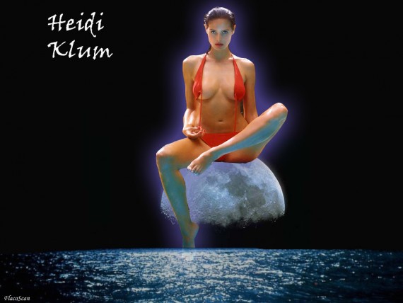 Free Send to Mobile Phone Heidi Klum Celebrities Female wallpaper num.51