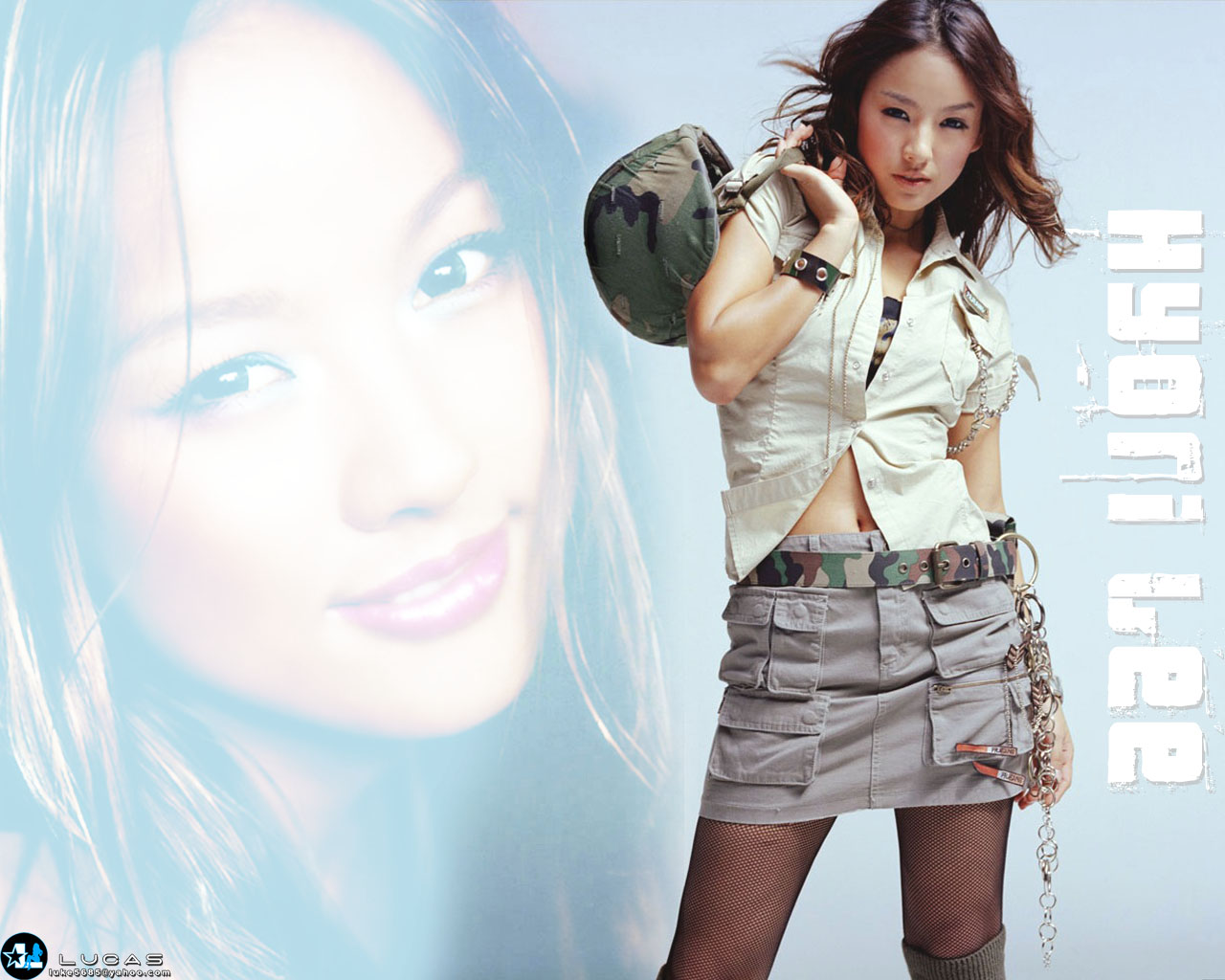 Download High quality Hyori Lee wallpaper / Celebrities Female / 1280x1024