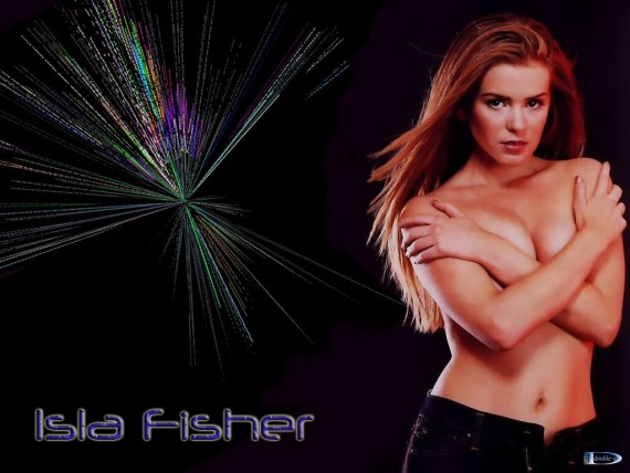 Free Send to Mobile Phone Isla Fisher Celebrities Female wallpaper num.4