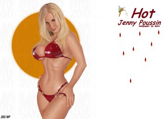 Free Send to Mobile Phone Jenny Poussin Celebrities Female wallpaper num.6
