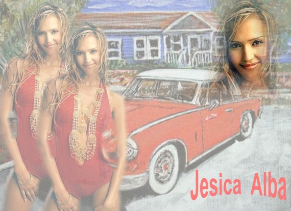 Free Send to Mobile Phone Jessica Alba Celebrities Female wallpaper num.136