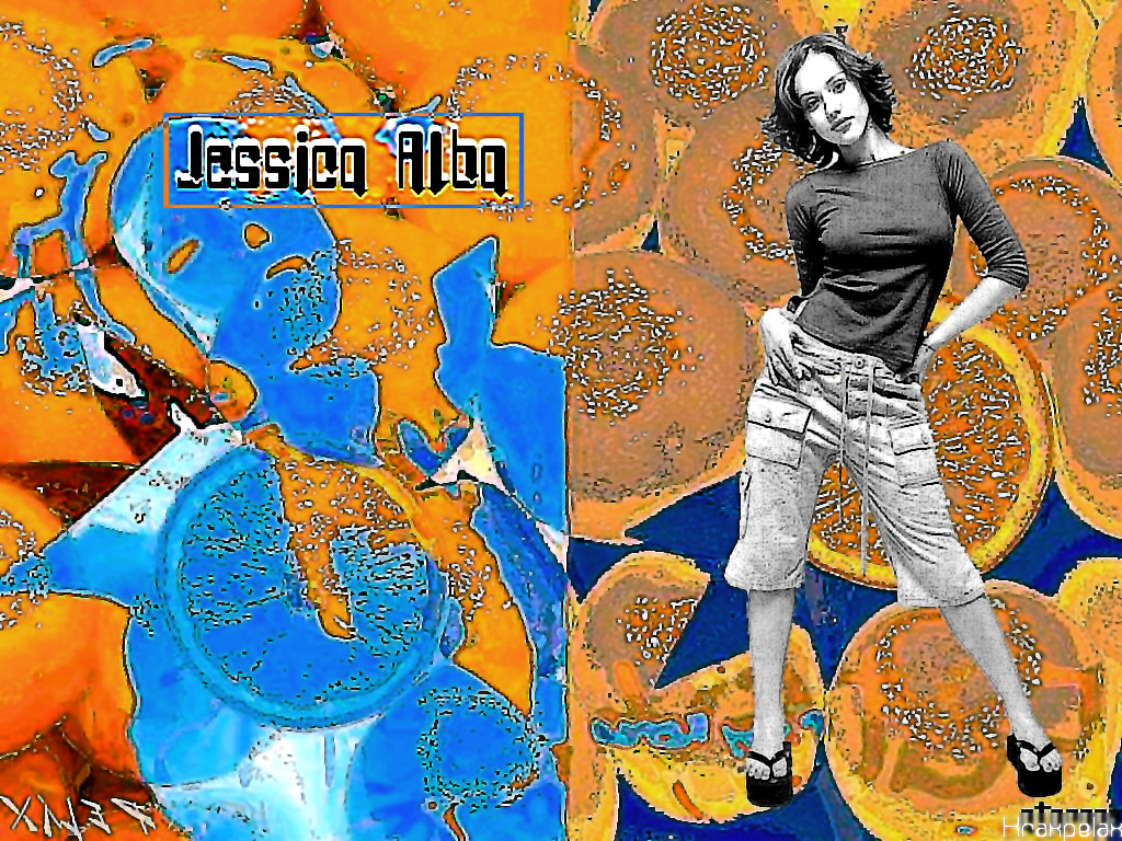 Full size Jessica Alba wallpaper / Celebrities Female / 1024x768