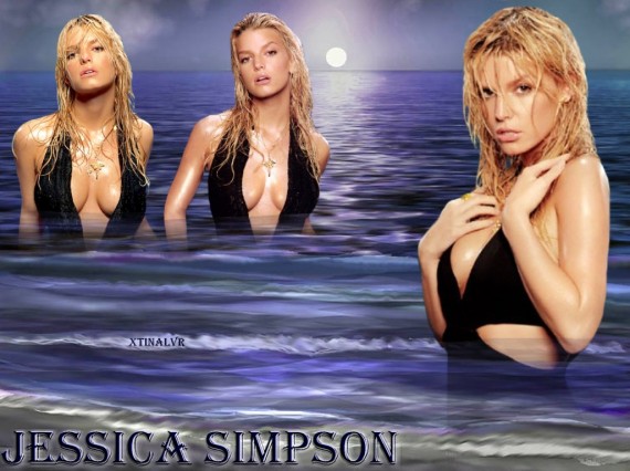 Free Send to Mobile Phone Jessica Simpson Celebrities Female wallpaper num.32