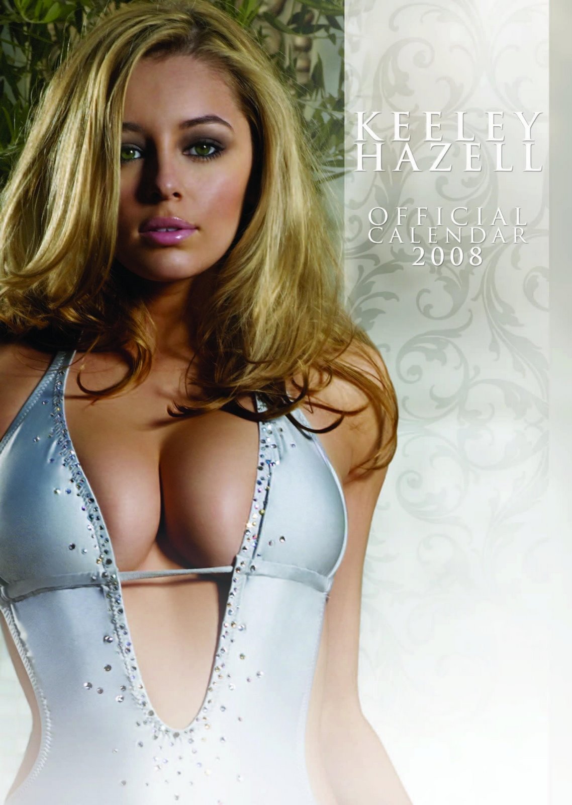 Download High quality Official Calendar 2008 cover front Keeley Hazell wallpaper / 1138x1600