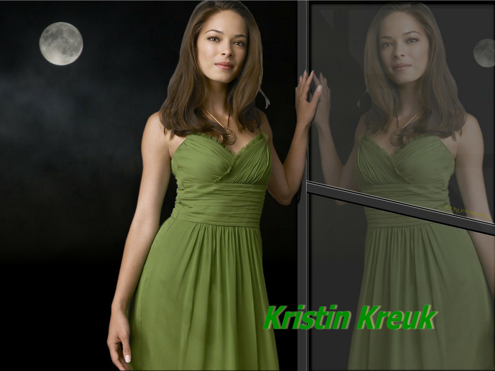 Download full size Smallville, Lana Lang, Green Dress Kristin Kreuk wallpaper / 1600x1200