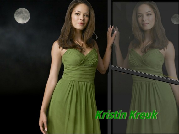Free Send to Mobile Phone Smallville, Lana Lang, Green Dress Kristin Kreuk wallpaper num.72