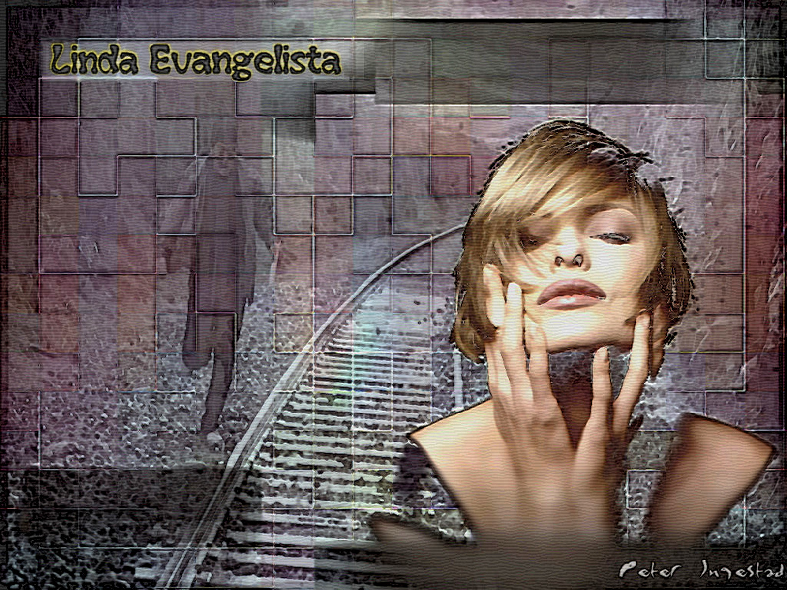 Download full size Linda Evangelista wallpaper / Celebrities Female / 1600x1200