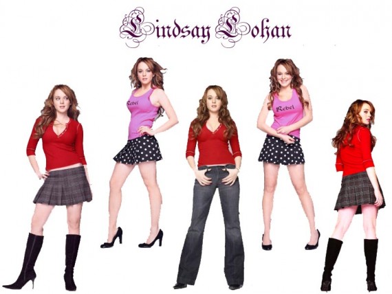 Free Send to Mobile Phone Lindsay Lohan Celebrities Female wallpaper num.55