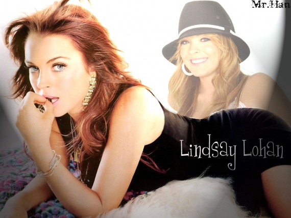Free Send to Mobile Phone Lindsay Lohan Celebrities Female wallpaper num.9