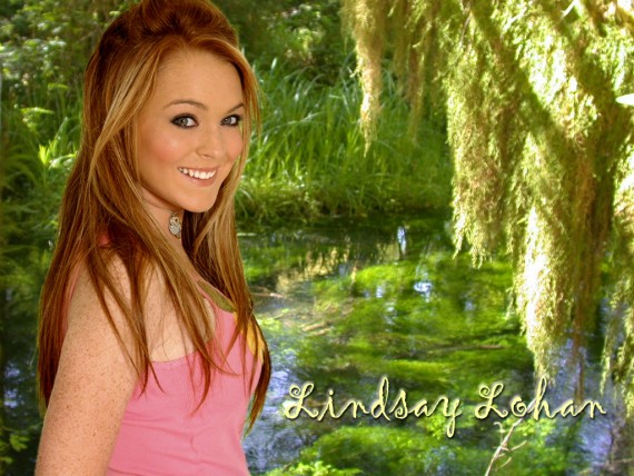 Free Send to Mobile Phone Lindsay Lohan Celebrities Female wallpaper num.26