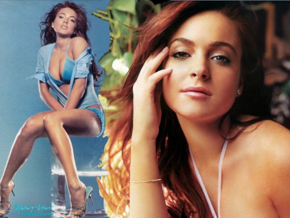 Free Send to Mobile Phone Lindsay Lohan Celebrities Female wallpaper num.45