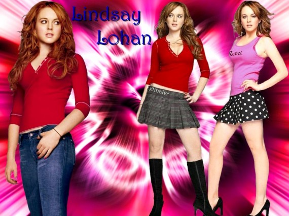 Free Send to Mobile Phone Lindsay Lohan Celebrities Female wallpaper num.35