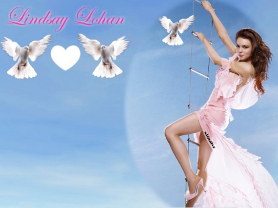 Free Send to Mobile Phone Lindsay Lohan Celebrities Female wallpaper num.36