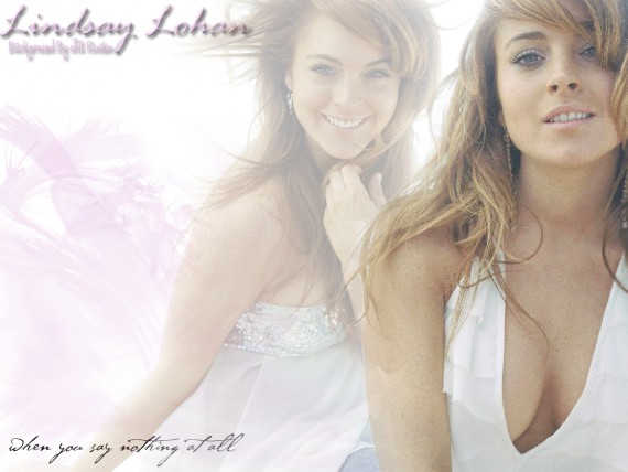 Free Send to Mobile Phone Lindsay Lohan Celebrities Female wallpaper num.11
