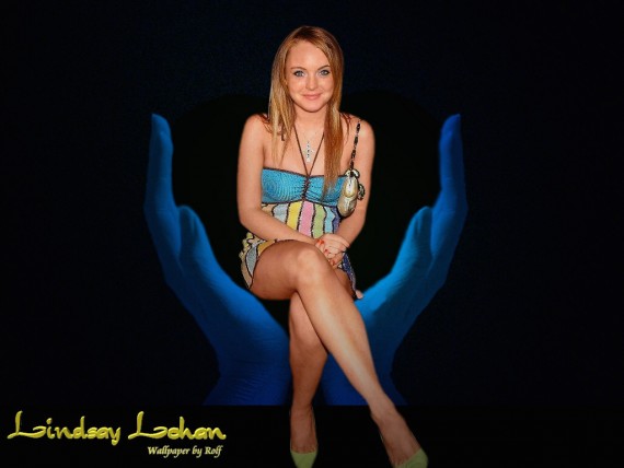 Free Send to Mobile Phone Lindsay Lohan Celebrities Female wallpaper num.77
