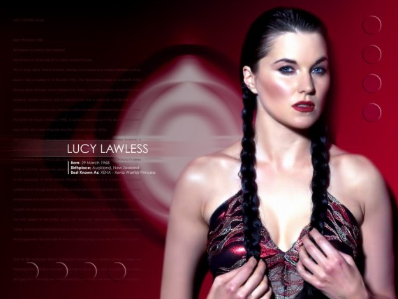 Free Send to Mobile Phone Lucy Lawless Celebrities Female wallpaper num.4