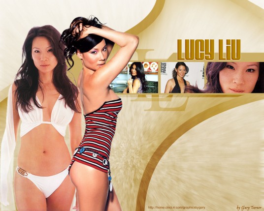 Free Send to Mobile Phone Lucy Liu Celebrities Female wallpaper num.8