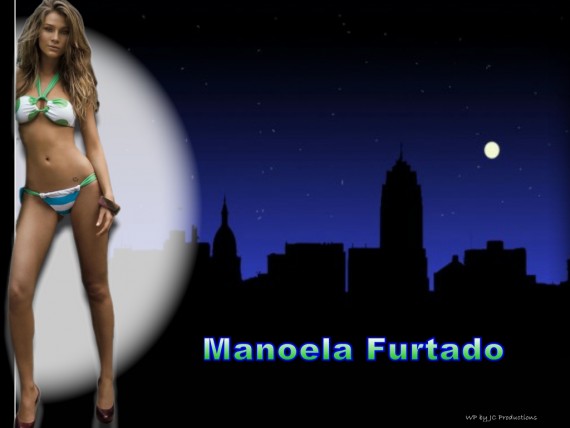 Free Send to Mobile Phone Bikini in night Manoela Furtado wallpaper num.1