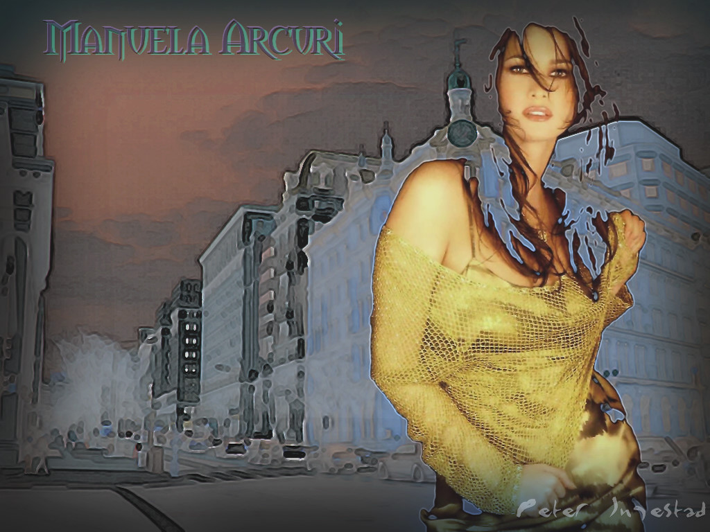 Full size Manuela Arcuri wallpaper / Celebrities Female / 1024x768