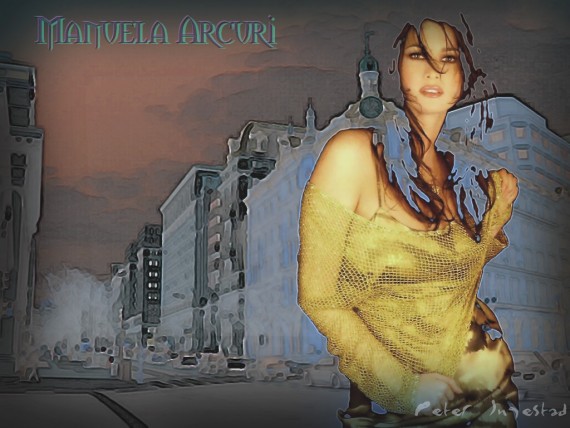 Free Send to Mobile Phone Manuela Arcuri Celebrities Female wallpaper num.4