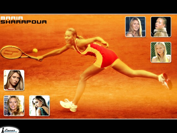 Free Send to Mobile Phone Maria Sharapova Celebrities Female wallpaper num.10