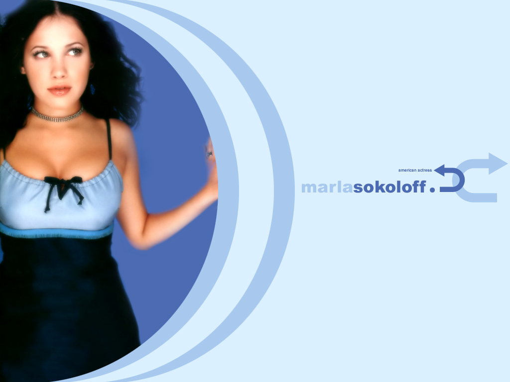 Download Marla Sokoloff / Celebrities Female wallpaper / 1024x768