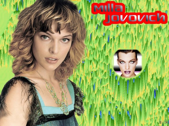 Free Send to Mobile Phone Milla Jovovich Celebrities Female wallpaper num.19