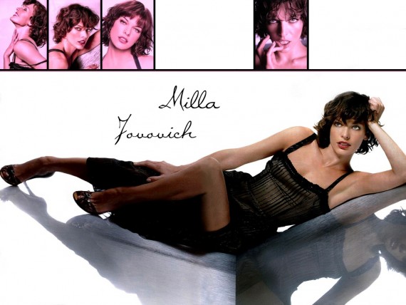Free Send to Mobile Phone Milla Jovovich Celebrities Female wallpaper num.15