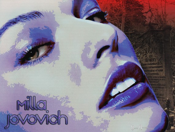 Free Send to Mobile Phone Milla Jovovich Celebrities Female wallpaper num.20