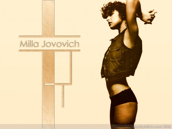Free Send to Mobile Phone Milla Jovovich Celebrities Female wallpaper num.18