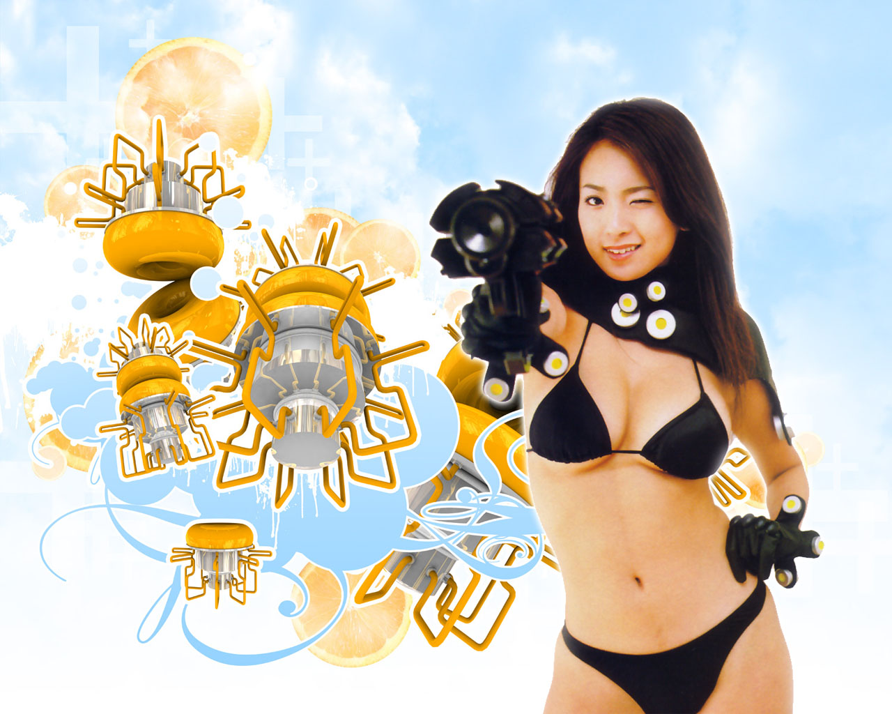 Download High quality Miwa Ohshiro wallpaper / Celebrities Female / 1280x1024
