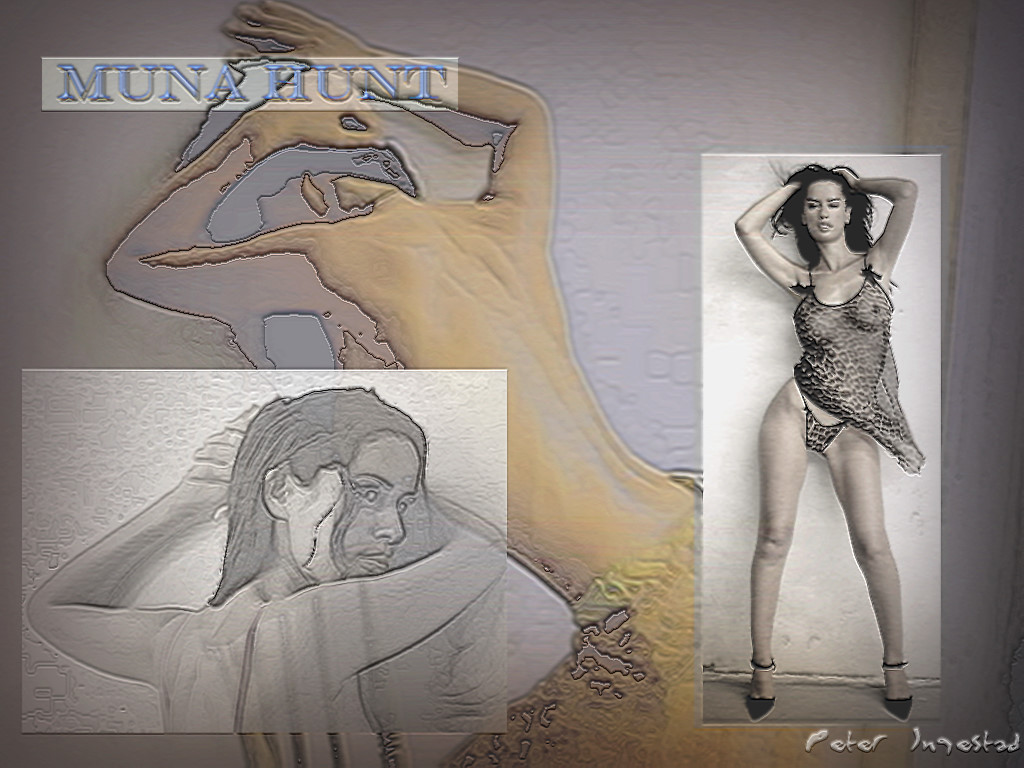 Download Muna Hunt / Celebrities Female wallpaper / 1024x768
