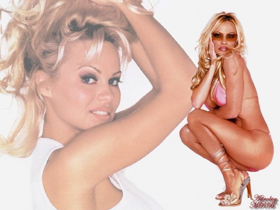 Free Send to Mobile Phone Pamela Anderson Celebrities Female wallpaper num.30