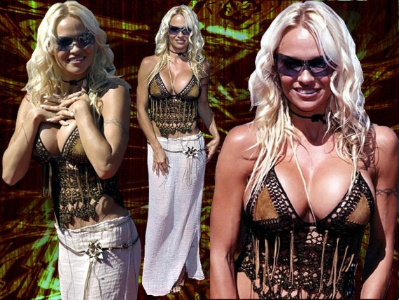 Free Send to Mobile Phone Pamela Anderson Celebrities Female wallpaper num.68