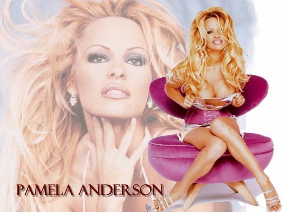 Free Send to Mobile Phone Pamela Anderson Celebrities Female wallpaper num.21