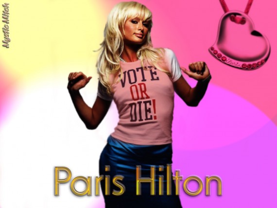 Free Send to Mobile Phone Paris Hilton Celebrities Female wallpaper num.43