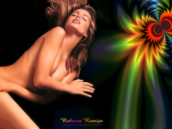 Free Send to Mobile Phone Rebecca Romijn Celebrities Female wallpaper num.2