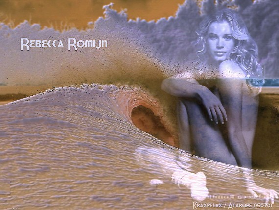 Free Send to Mobile Phone Rebecca Romijn Celebrities Female wallpaper num.33