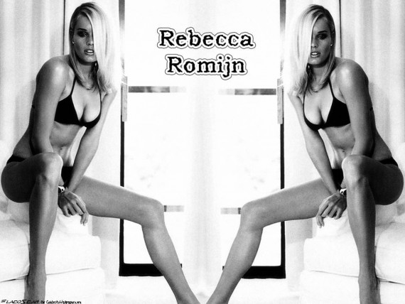 Free Send to Mobile Phone Rebecca Romijn Celebrities Female wallpaper num.14