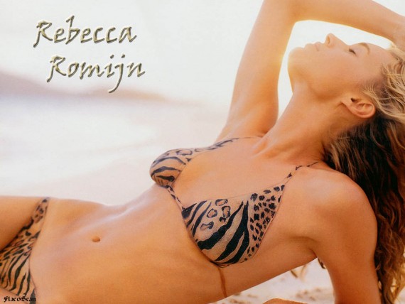 Free Send to Mobile Phone Rebecca Romijn Celebrities Female wallpaper num.16