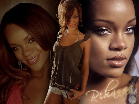 Free Send to Mobile Phone Rihanna Celebrities Female wallpaper num.7