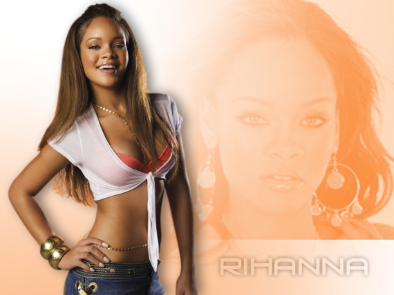 Free Send to Mobile Phone Rihanna Celebrities Female wallpaper num.8