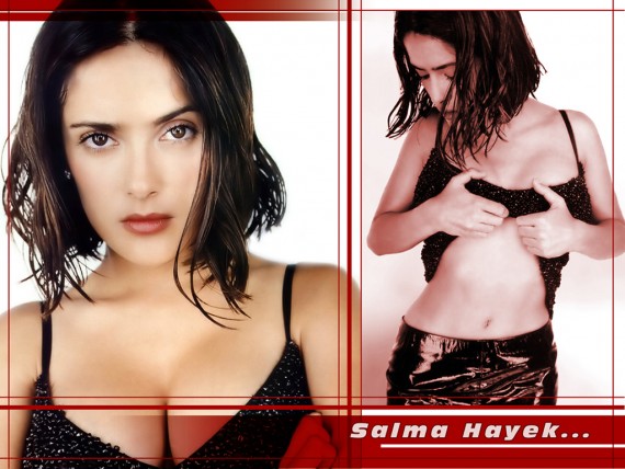 Free Send to Mobile Phone Salma Hayek Celebrities Female wallpaper num.37
