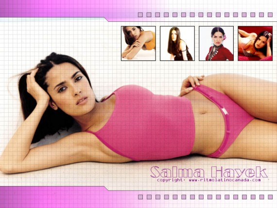 Free Send to Mobile Phone Salma Hayek Celebrities Female wallpaper num.4
