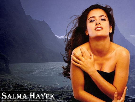 Free Send to Mobile Phone Salma Hayek Celebrities Female wallpaper num.9