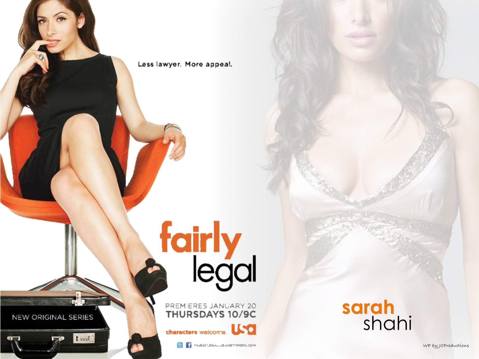 Download HQ fairly legal Sarah Shahi wallpaper / 1600x1200