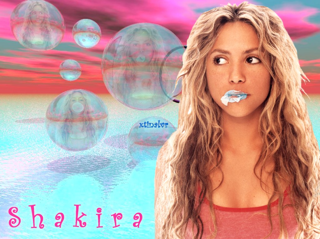 Full size Shakira wallpaper / Celebrities Female / 1026x766