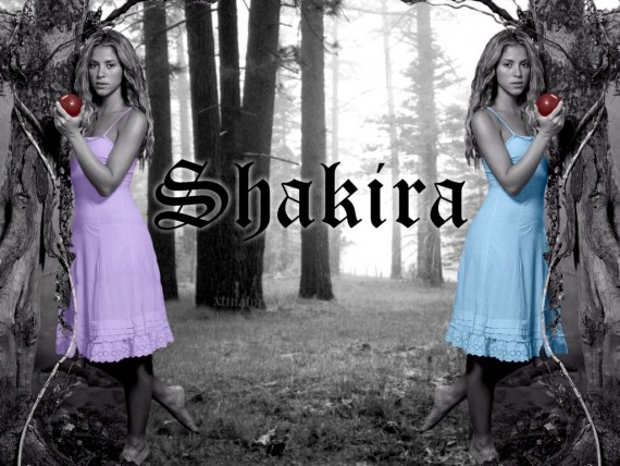 Free Send to Mobile Phone Shakira Celebrities Female wallpaper num.49