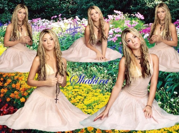 Free Send to Mobile Phone Shakira Celebrities Female wallpaper num.25