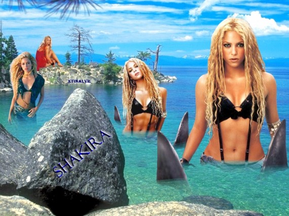 Free Send to Mobile Phone Shakira Celebrities Female wallpaper num.16
